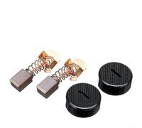 Juego de escobillas de carbón con soporte y cubierta para amoladora angular CB430 BHP460 BHR200 BGA452 taladro atornillador inalámbrico de repuesto y cobre tipo 1 a 4 disponibles (tipo 3)