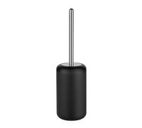 Juego de escobillas Gessi Goccia versión de pie, contenedor en GRES negro, 38044031, Color: cromado