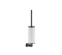 Juego de escobillas Gessi Inciso para montaje en pared, contenedor blanco mate, 58519735, Color: Bronce cálido PVD