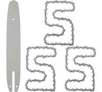 Juego de espadas para Stihl MSE200, MSE200C + 3 cadenas de 14 pulgadas, 1,3 mm, 3/8 pulgadas, apto para modelos con grabaciones A074