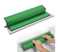 Juego de espátulas de superficie 40cm, espátula alisadora de yeso, mango Z, herramientas de enlucido rápido para cemento y hormigón (Verde 40 cm)