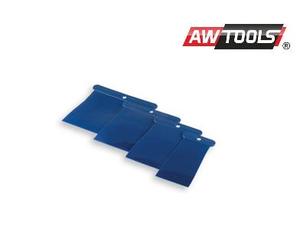 Juego de espátulas japonesas 4 piezas, marca awtools, modelo con mate