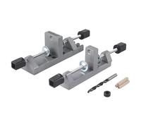 Juego de espigas universales Wolfcraft para uniones de madera precisas con taladro y tope