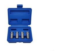Juego de extractor de pernos de 4 piezas para accionamiento de 1/4 pulgadas, desatascador de pernos rotos de acero de alta resistencia para la eliminación eficiente de pernos defectuosos,