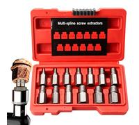 Juego de Extractores de Tornillos Dañados herramienta inoxidable | Dados Extractores de Pernos Para Mecánico de Coches, Papá, Esposo, Tuercas, Espárragos y