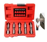 Juego de Extractores de Tornillos Dañados Sacafácil multispline pesado | Kit Extractor Pernos Para Mecánico de Coches, Papá, Esposo, Tuercas, Espárragos y