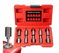 Juego de Extractores de Tornillos Dañados Sacatornillos Robusto Antióxido | Herramienta para Quitar Tornillos Pelados Para Mecánico de Coches, Papá, Esposo, Tuercas, Espárragos