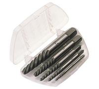 Juego de extractores de tornillos DRAPER de acero al carbono 5 piezas de 3 a 18