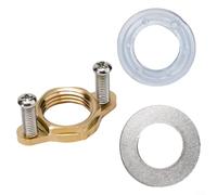 Juego de fijación de grifo de cobre, para cocina y baño, kit de pernos de montaje de lavabo antiaflojamiento con arandela de tubería roscada, tuerca de sujeción, para reparación de grifos de fregadero