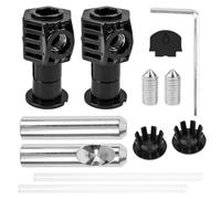 Juego de Fijación Sanitario Inodoro Suspendido M12 con Nailon 18mm 10 Pcs