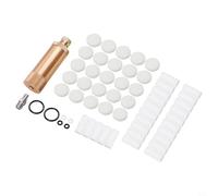 Juego de filtros de compresor de aire de 4500 psi, separador de agua de aceite con manómetro y accesorios M10x1 para sistemas de aire de respiración y herramientas neumáticas