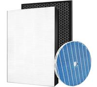 Juego de filtros de repuesto FY1410 y FY2425 para Philips AC2729/10 filtro de repuesto para purificador de aire FY1410/30 FY2425/30 (incluye 2 filtros HEPA y 1 filtro de carbón activado)