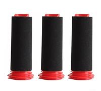Juego de filtros HEPA lavables para Bosch BCH6L2560 BCH6ZOOO - Espuma compatible 00754176 00754175 - Accesorio de limpieza reutilizable para pelo de mascotas - 18,5 x 7,6 cm (3 unidades)