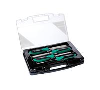 Juego de formones para madera 4pzas de Q30 acero inoxidable 8, 12, 20, 26mm con práctico maletín de WIESEMANN 1893 I ENSURE Serie I 81291