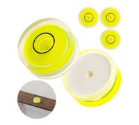 Juego de frascos de nivel de burbuja redondos, 5 piezas, con Ø 18 mm de diámetro, nivel de burbuja sin etiquetado, level de pompa de agua, nivelación circular