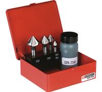 Juego de fresas cono Forstner de 90 grados, de 10,4 a 25 mm, 4 piezas (Facom)