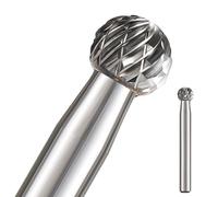 Juego de fresas de carburo con vástago de 1/4 con gran soporte de haya, brocas de rectificado para herramientas rotativas de metal, accesorios de fijación, lima, soldadura, madera, piedra para