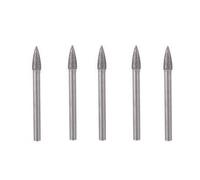 Juego de fresas de pulido de diamante, 5 uds., 4-10mm, for cabezal de pulido de herramientas rotativas(4MMx5pcs)