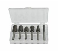 Juego de fresas de vástago para metal awtools, set de 6 piezas, diám