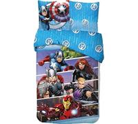Juego de funda nórdica Avengers 140 x 200 cm, 100 % algodón (V3)