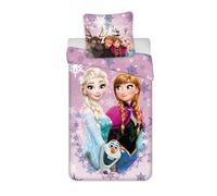 Juego de funda nórdica de 135 x 200 cm y funda de almohada de 80 x 80 cm, 100 % algodón