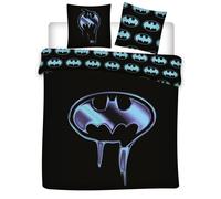 Juego de funda nórdica de Batman para cama de matrimonio, 240 x 220 cm