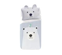 Juego de funda nórdica infantil oso polar oso oso polar - blanco - cama90 (160x270) 160 cm