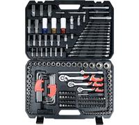 Yato Juego de llaves de carraca YT-38850 – 128 piezas