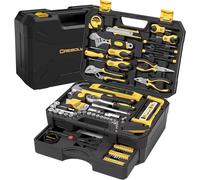 Juego de herramientas de 328 piezas, kit de herramientas manuales para reparaciones, caja de herramientas con cajón, juego de herramientas multiusos para el hogar y el automóvil, ideal para propietari