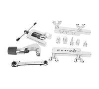 Juego de Herramientas de Abocardado, Expansor de Tubos Manual de Alta Resistencia para Escariar Tubos de Cobre y Aluminio, Cromado, 9 Piezas