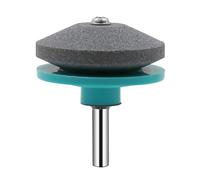 Juego de herramientas de afilador de cortacésped universal para cualquier taladro eléctrico de mano, práctico dispositivo para lijar cuchillas desafiladas, regalo ideal para hombres (B, 5,4 x 5 x 5 cm