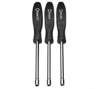 Juego de herramientas de ajuste de carburador de 3 piezas para Poulan para Craftsman Lite para motores Toro de 2 ciclos con herramientas de acero 21T estriadas en D doble