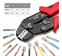Juego de herramientas de prensado de trinquete para barril abierto Dupont JST MOLEX, terminales Dupont Molex JST TE y pines EPC PCIE SATA SN-58B SN-58B