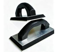 Juego de herramientas de sellado de lechada, 2 piezas, para lechada de azulejos y llana de llenado de hormigón, alisado sin esfuerzo con agarre ergonómico, base de goma para proyectos de renovación