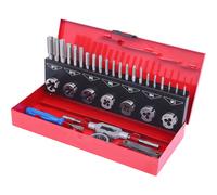 Juego de herramientas de tallado de roscas HSS Co KS Tools, 32 piezas