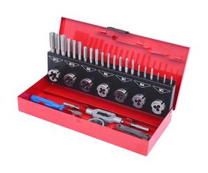 Juego de herramientas de tallado de roscas HSS Co KS Tools, 32 piezas
