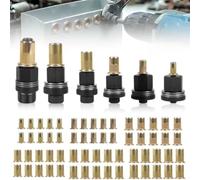 Juego de herramientas de tuerca remache ciega M3-M10 remachadora manual con 60 tuercas para reparación de muebles de coche