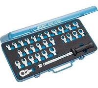 Juego de herramientas dinamométricas HAZET 6290-1CT/29 I cuadradillo 9x12mm I longitud: 435mm I con inserto de espuma blanda de 2 componentes I par de apriete 5-60 Nm".
