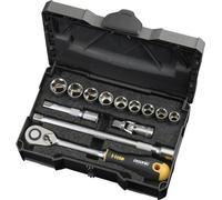 Juego de herramientas ergonómicas FELO de 1/2", 12 piezas + llave de trinquete - L/FL05681318