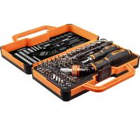 Juego de herramientas NEO TOOLS 06-116 para destornilladores planos (SL) de 1.5, 2.0, 2.5, 3.0, 3.5 y destornilladores Phillips (PH) de 2.0, 2.5, 3.0. También incluye destornilladores Torx T3, T4, T5,