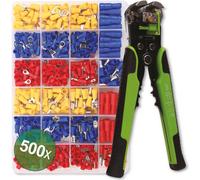 Juego de herramientas Quadrios 22T011 para pelar cables, desde 0,25 hasta 6 mm², y para terminales de 10 hasta 24