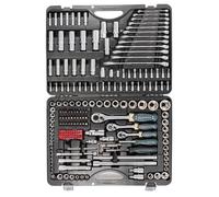 Juego de herramientas Rockforce de 216 piezas, que incluye llaves de vaso de 1/4", 1/2" y 3/8", puntas y estuche