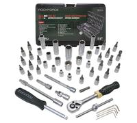 Juego de herramientas rockforce zestaw kluczy 1/4' 51el., set mecánic