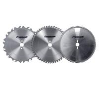 Juego de hojas de sierra circular Holzkraft de 250 mm
