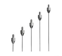 Juego de indicadores de sonda M2.5 para medidor de profundidad digital de acero de alto rendimiento, color plateado, varillas intercambiables para suelo ranurado y agujero (P1P2P3P4P5)