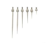 Juego de indicadores de sonda M2.5 para medidor de profundidad digital de acero de alto rendimiento, plata, varillas intercambiables para suelo ranurado y agujero (J1J2J3J4J5J6)