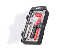 Juego de Insertos para Kit de Reparación de Roscas M14x1,5 Mm, Herramienta Manual Compatible para Reparación Automática, 15 Piezas con Inserciones de Acero Inoxidable, Machos de