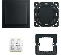 Juego de interruptores ABB Busch-Jaeger 6716 UJ-885 Future FoH Negro mate - 2CKA006710A0016