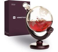 Juego de jarra de 850 ml, diseño de globo terráqueo, ideal para whisky y vodka