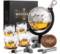Juego de jarra de whisky de 900 ml con 4 vasos y accesorios